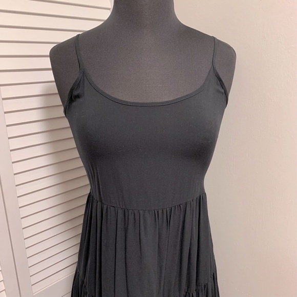 Nwt Black Ruffle Corset Lace Up Sexy Mini Dress - Picture 7 of 13